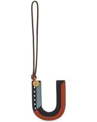 Mulberry - Tri-colour Leather Keyring - Lyst