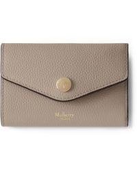 Mulberry - Folded Multi-Card Wallet Cashmere Taupe - Lyst