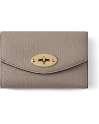 Mulberry - Darley Folded Multi-Card Wallet Cashmere Taupe - Lyst