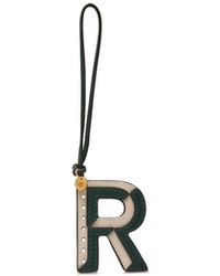 Mulberry - Bi-colour Leather Keyring- R - Lyst
