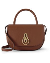 Mulberry - Leather Small Amberley Top Handle Oak - Lyst