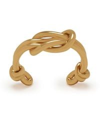 Mulberry Knot Medium Bracelet In Gold Brass - Metallic
