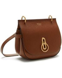Mulberry - Womens Oak Amberley Small Pebbled-leather Satchel Bag - Lyst