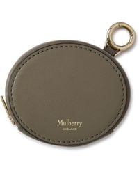 Mulberry - Zipped Case Keyring Linen - Lyst