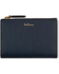 Mulberry - Continental Bifold Zipped Wallet Night Sky - Lyst