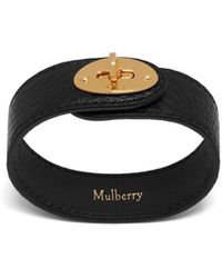 Mulberry - Bayswater Leather Bracelet - Lyst