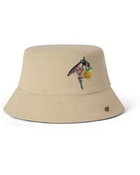 Mulberry - Embroidered Bucket Hat - Lyst