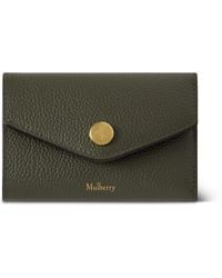 Mulberry - Folded Multi-Card Wallet Juniper - Lyst