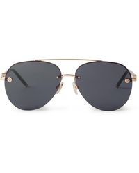 Mulberry - Freddie Sunglasses Dark - Lyst