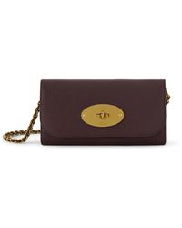 Mulberry - Lily Chain Wallet Oxblood - Lyst