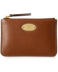 Mulberry - Plaque Small Zip Coin Pouch - Lyst