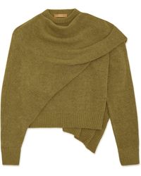 Mulberry - X Rejina Pyo Draped Knit Top - Lyst