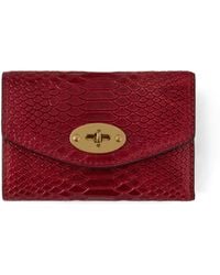 Mulberry - Darley Folded Multi-Card Wallet Apple - Lyst