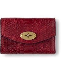 Mulberry - Darley Folded Multi-Card Wallet Apple - Lyst