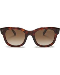 Mulberry Jane Sunglasses In Red Havana Acetate - Brown
