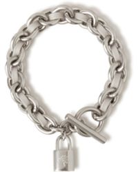Mulberry - Lily Leather Chain Bracelet Medium - Lyst