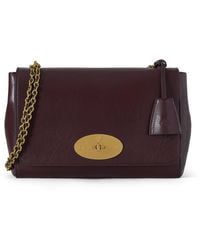 Mulberry - Leather Medium Lily Oxblood - Lyst