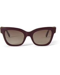 Mulberry - Roxanne Sunglasses Oxblood - Lyst