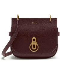 Mulberry - Small Amberley Satchel Oxblood - Lyst