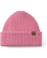 Mulberry - Chunky Ribbed Beanie Rhubarb - Lyst