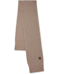 Mulberry - Chunky Ribbed Scarf Oat - Lyst