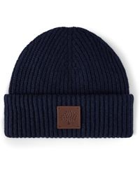 Mulberry - Solid Wool Beanie Night Sky - Lyst