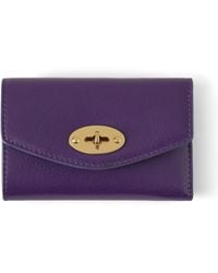 Mulberry - Leather Darley Folded Multi-Card Wallet Amethyst - Lyst