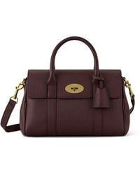 Mulberry - Bayswater Satchel Oxblood - Lyst