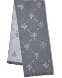 Mulberry - Diamond Tree Jacquard Scarf Dark-Light - Lyst