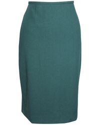 Calvin Klein Pencil Skirt - Green