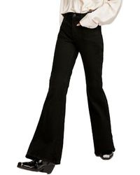 Citizens of Humanity Chloe Mid Rise Super Flare Jean - Black