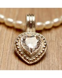Facets Inc Be Mine Valentine Necklace - Metallic