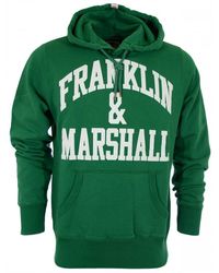Franklin & Marshall Logo Print Hooded Tracksuit - Green