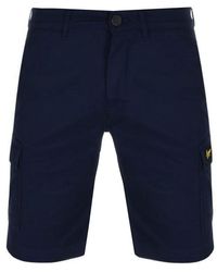 Lyle & Scott Men's Cargo Shorts Blue