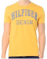 Hilfiger Denim Federer Crew Neck T-shirt - Yellow