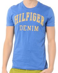 Hilfiger Denim Federer Crew Neck T-shirt - Blue
