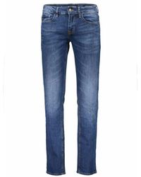 Guess Skinny Fit Washed Effect Denim Jeans - Blue