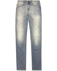 Cerruti 1881 Regular Fit Lightwash Denim Jeans - Blue