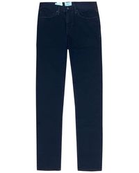 Cerruti 1881 Slim Fit Stitched Detailing Black Jeans