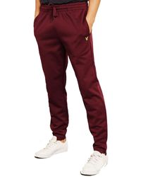 Lyle & Scott Tricot Jogger - Red