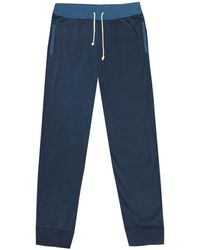 Lyle & Scott Embroidered Logo Joggers - Blue