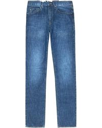 Cerruti 1881 Regular Fit Straight Leg Denim Jeans - Blue