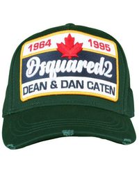 DSquared² Cotton Dean And Dan Caten Baseball Cap in Blue for Men | Lyst UK