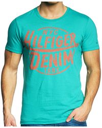 Hilfiger Denim Federer Crew Neck T-shirt - Green