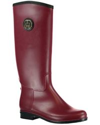 Tommy Hilfiger Oxridge 3r Wellington Tall Boots - Red