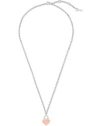 MVMT Heartlock Necklace - Metallic