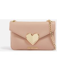 Love Moschino - Gracious Faux Leather Crossbody Bag - Lyst