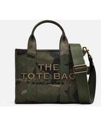 Marc Jacobs - The Small Camo Canvas Jacquard Tote Bag - Lyst