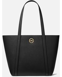 MICHAEL Michael Kors - Hadleigh Large Leather Tote Bag - Lyst