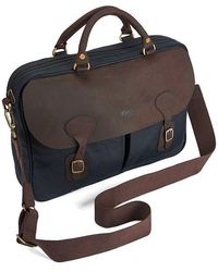 barbour briefcase